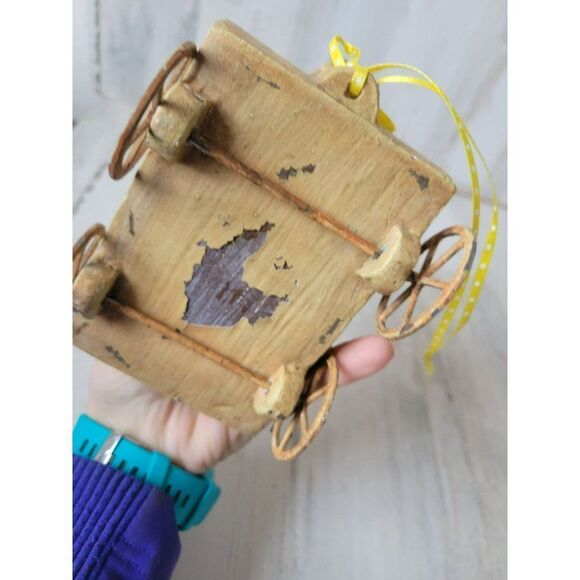 Easter Bunny cart unique spring decor - Picture 7 of 7